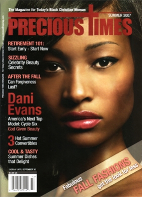 Danielle Evans
For: Precious Times, Summer 2007
