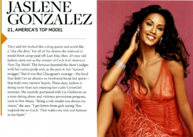Jaslene Gonzalez
For: Latina Magazine
