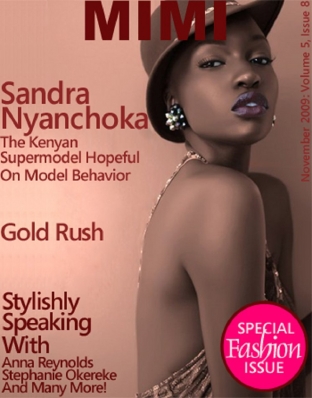 Sandra Nyanchoka
Photo: Beverly Alford
For: MIMI Magazine, November 2009
