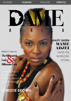 MamÃ© Adjei
For: DAME Africa Magazine, Fashion & Lifestyle Q1
