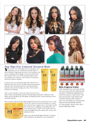 Gabrielle Kniery
For: Hype Hair Magazine, March 2015
