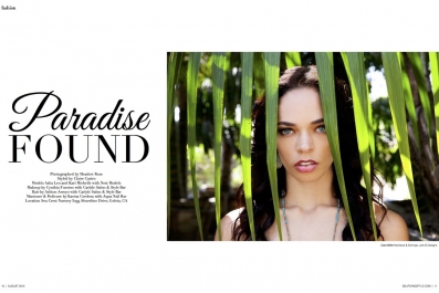 Kari Calhoun
Photo: Meadow Rose
For: Santa Barbara Life & Style Magazine, August 2015
