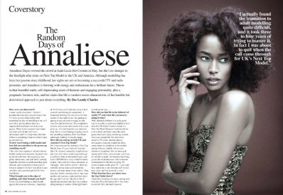 Annaliese Dayes
Photo: Phillip Suddick
For: She Caribbean Magazine, December 2013
