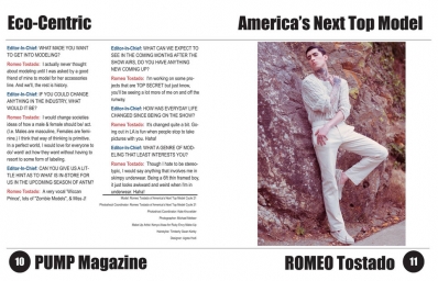 Romeo Tostado
Photo: Michael Meltser
For: PUMP Magazine, July 2014
