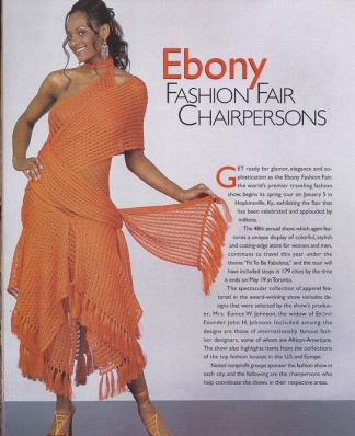 Joslyn Pennywell
For: Ebony Fashion Fair Collection
