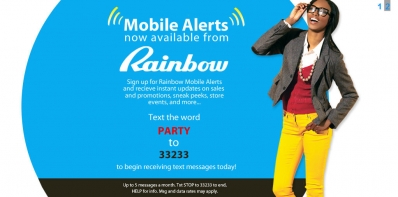 Eugena Washington
For: Rainbow Shops, Fall 2012
