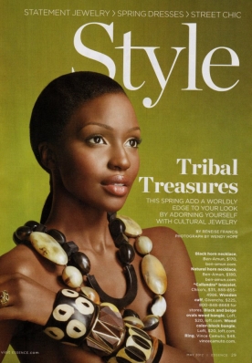 Sandra Nyanchoka
Photo: Wendy Hope
For: Essence Magazine, May 2012
