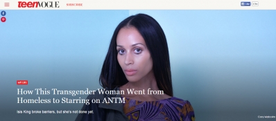 Isis King
Photo: Cory Malcolm
For: Teen Vogue Online
