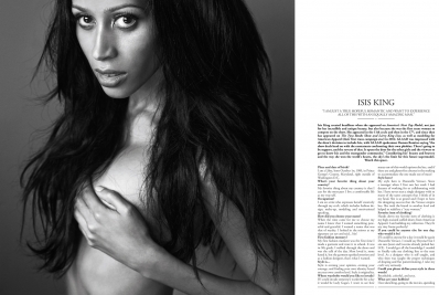 Isis King
Photo: Mariano Vivanco
For: Candy Magazine. Issue 8, Winter 2014-2015
