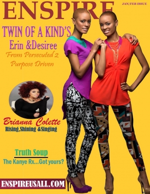 Erin Green 
For: Enspire Magazine, January/February 2014
