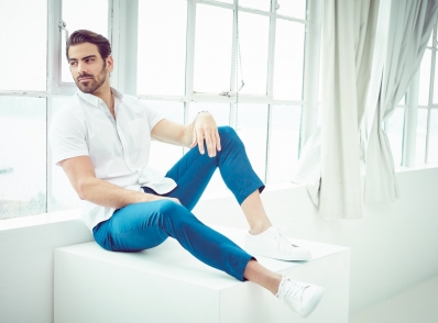 Nyle DiMarco
Photo: Mark DeLong Photography
For: INC International Concepts Mens S/S 2017
