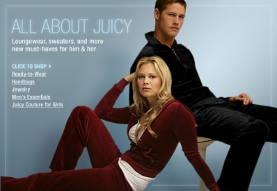 Brita Petersons
For: Juicy Couture
