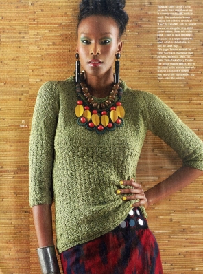 Teyona Anderson
Photo: Paul Amato Photography
For: Vogue Knitting, Spring/Summer 2010
