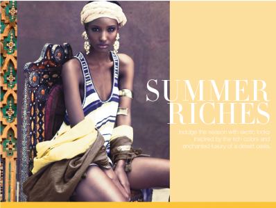 Fatima Siad
For: BCBG Max Azria, Summer 2010
