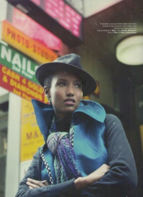 Fatima Siad
Photo: Stanley Allan
For: Harper's Bazaar Indonesia, January 2012
