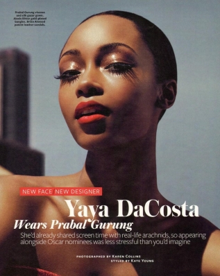 Yaya DaCosta Johnson
Photo: Karen Collins
For: InStyle Magazine, August 2010
