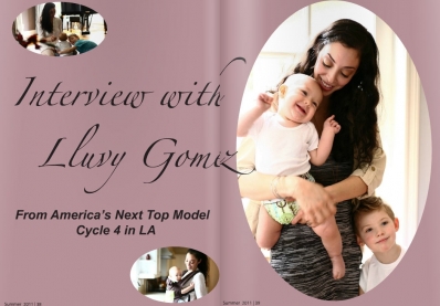 Lluvy Gomez
Photo: Shea Anne
For: Mom's Advice Magazine, Summer 2011
