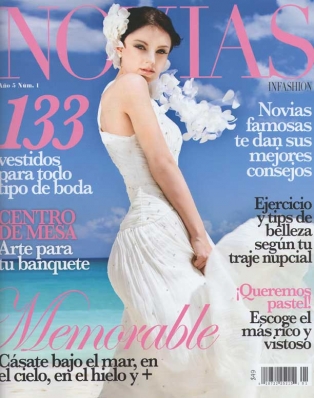 Brittany Markert
Photo: Oscar GonzÃ¡lez
For: InFashion Novias Magazine, Year 5, Number 1
