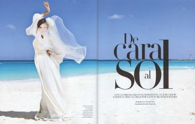 Brittany Markert
Photo: Oscar GonzÃ¡lez
For: InFashion Novias Magazine, Year 5, Number 1
