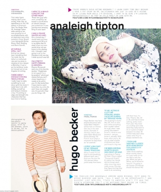 Analeigh Tipton
Photo: Jimmy Fontaine
For: Nylon Magazine, May 2011
