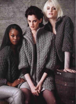 Eugena Washington
Photo: Rose Callahan
For: Vogue Knitting, Fall 2010
