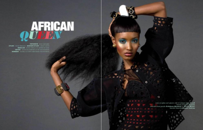 Fatima Siad
Photo: Ron Contarsy 
For: Profil Femme Magazine, April 2009
