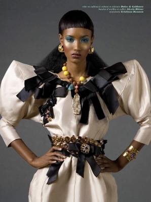 Fatima Siad
Photo: Ron Contarsy 
For: Profil Femme Magazine, April 2009
