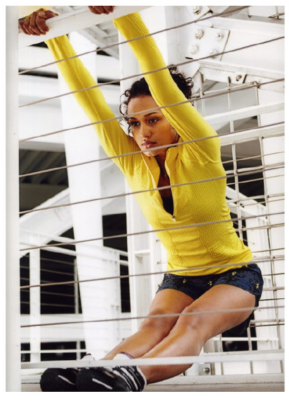 Mercedes Scelba-Shorte
Photo: Marcus Swanson 
For: Lucy Activewear
