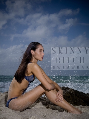 April Wilkner
Photo: Christian Behr
For: Skinny Bitch Swimwear
