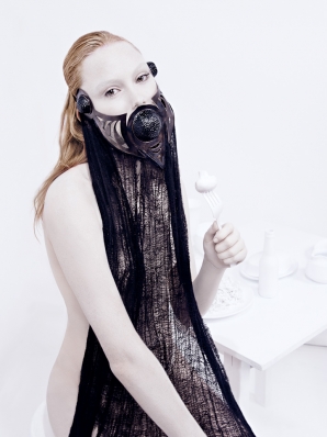 Aleksandra Dubrovskaya
Photo: Michael Morrison
For: Gilding Primal Instinct, F/W 2012, "The Executioner"

