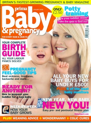 Louise Watts
For: Prima Baby & Pregnancy, January 2009
