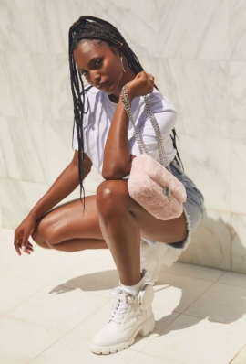 MamÃ© Adjei
For: ShoeDazzle
