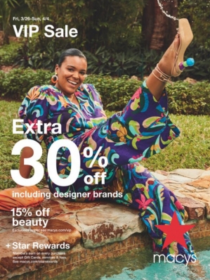 Yvonne Powless
For: Macys VIP Sale Catalog
