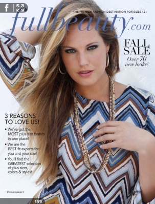 Alexandra Underwood 
For: Full Beauty Fall Sale Catalog
