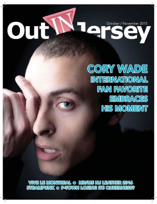 Cory Wade
Photo: Ed Newton 
For: Out in Jersey Magazine, October/November 2015
