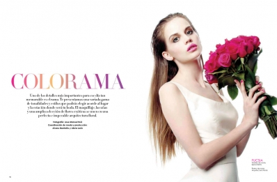 Erin Wagner
Photo: Jose Manuel Ruiz
For: Revista Vandidades Novias, Diciembre 2014
