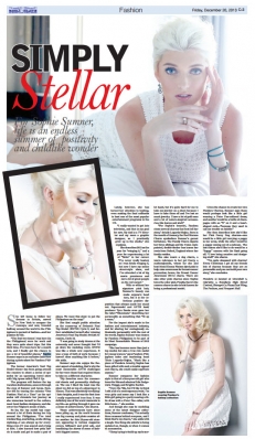 Sophie Sumner
For: Style Weekend, December 2013
