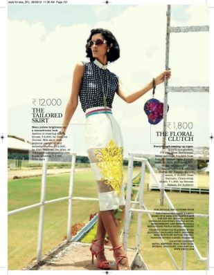 Jaslene Gonzalez
Photo: Saish Kambli
For: Elle India, July 2012
Keywords: Elle