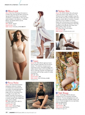 Kortnie Coles
For: Lingerie Insight, January 2016
