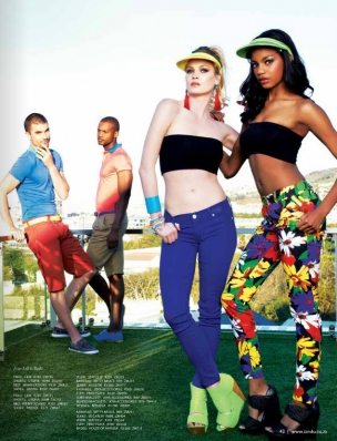 Eboni Davis
Photo: Gavin Kleinschmidt and Robyn Thompson
For: Zando Magazine, Issue 1 Summer 2012
