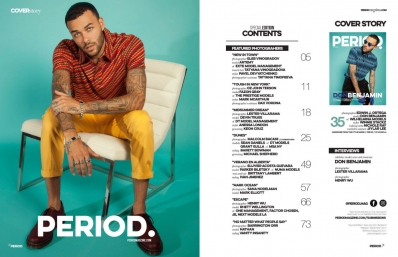 Don Benjamin
Photo: Edwin J. Ortega
For: Period Magazine, Special Edition
