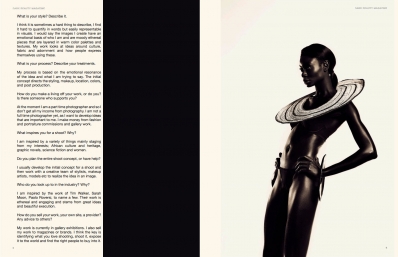 Aminat Ayinde 
Photo: Ade Okelarin
For: Dark Beauty Magazine, Issue 47
