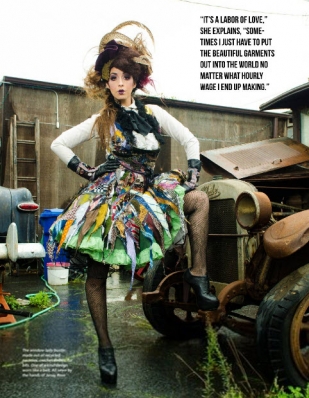 Lluvy Gomez
Photo: Robert Silver
For Fashion Xchange Magazine, The Avant Garde Issue
