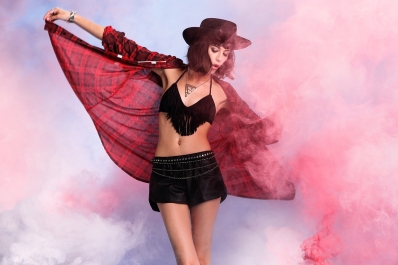 Margaux Brooke
Photo: Just Jac
For: 80's Purple Lookbook - Red, White, and Haze All Over
