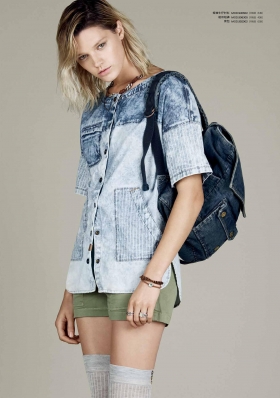 Leila Goldkuhl
For: Able Jeans Summer 2015 Collection
