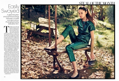 Analeigh Tipton
Photo: Sebastian Kim
For: Vogue US, July 2012
