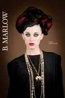 Laura Kirkpatrick 
Photo: Cristy Elaine
For: B. Marlow Original Jewelry Designs, Winter 2012 Collection
