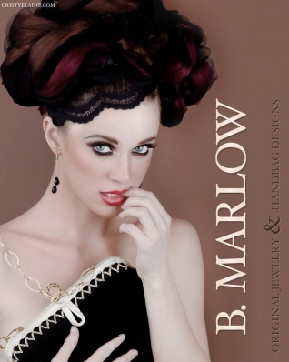 Laura Kirkpatrick 
Photo: Cristy Elaine
For: B. Marlow Original Jewelry Designs, Winter 2012 Collection
