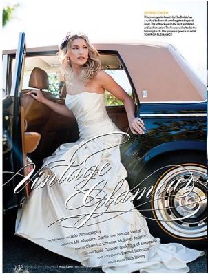Clark Gilmer
Photo: Zelo Photography
For: San Diego Style Weddings Magazine
