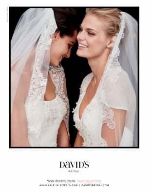 Kristin Kagay 
Photo: Trevor Lunn
For: Davidâ€™s Bridal
